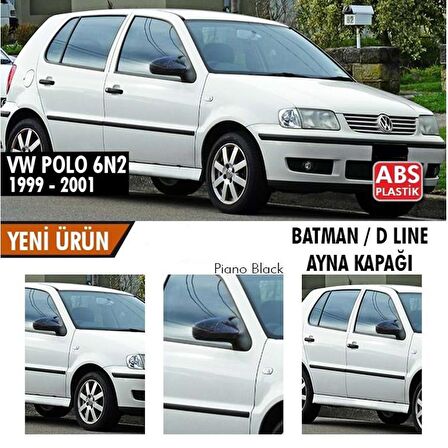 Vw Polo Batman Yarasa Ayna Kapağı Piano Black  1999-2001