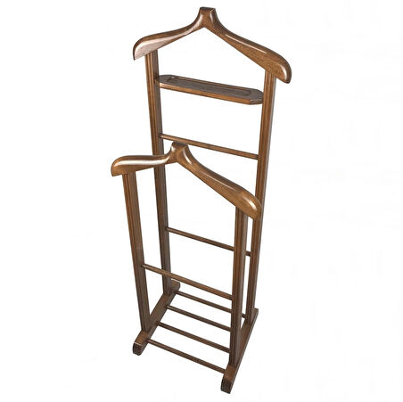 Melada Mobilya Çift Tepeli Dilsiz Uşak Cilalı Ceviz