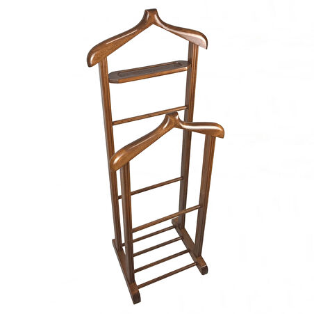 Melada Mobilya Çift Tepeli Dilsiz Uşak Cilalı Ceviz