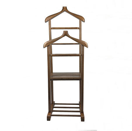 Melada Mobilya Gürgen Çift Tepeli Dilsiz Uşak Cilalı Ceviz Double Sehpalı