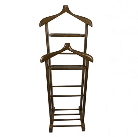 Melada Mobilya Gürgen Çift Tepeli Dilsiz Uşak Cilalı Ceviz Double