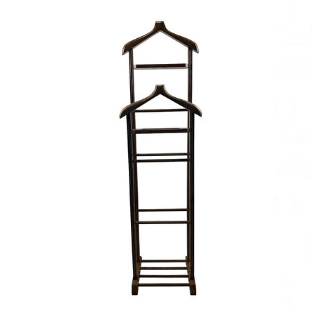 Melada Mobilya Gürgen 155 cm Çift Tepeli Dilsiz Uşak Ceviz Cilalı Double