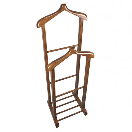 Melada Mobilya Gürgen Çift Tepeli Dilsiz Uşak Cilalı Ceviz Basic