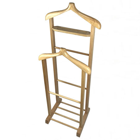 Melada Mobilya Gürgen Çift Tepeli Dilsiz Uşak Ham Cilalı  125 cm