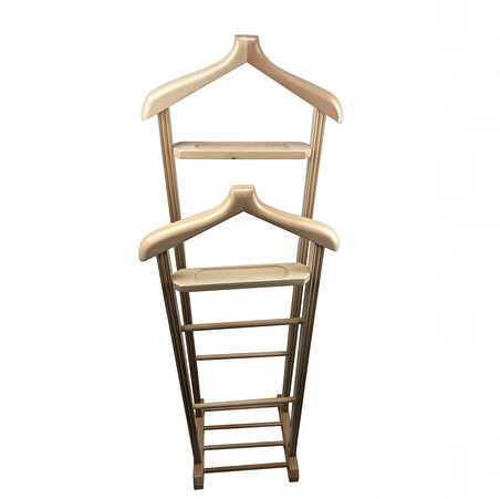 Melada Mobilya Gürgen 145 cm Çift Tepeli Dilsiz Uşak Ham Cilalı