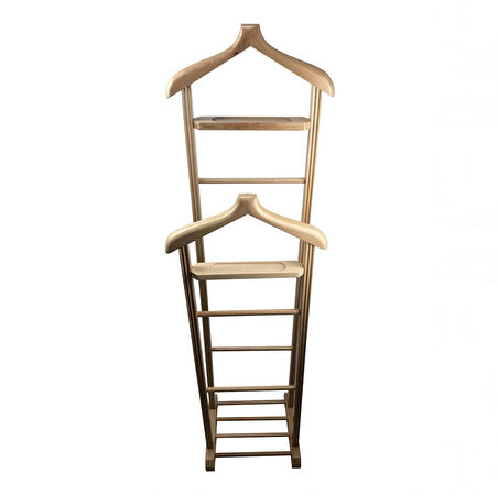 Melada Mobilya Gürgen 155 cm Çift Tepeli Dilsiz Uşak Ham Cilalı