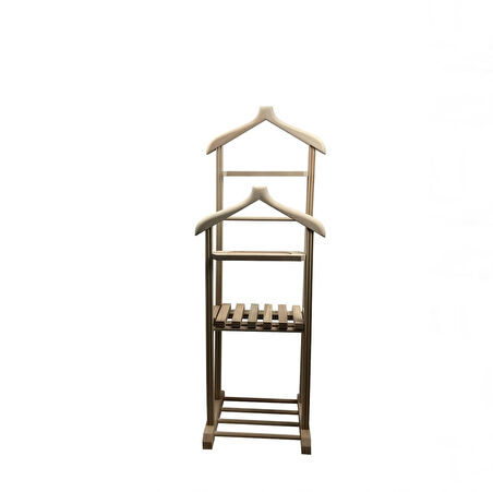 Melada Mobilya Gürgen Çift Tepeli Dilsiz Uşak Ham Double Sehpalı