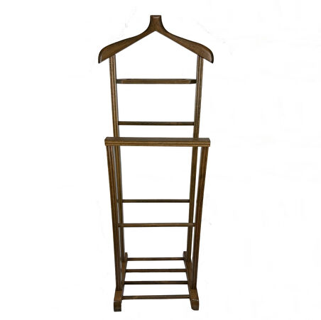 Melada Mobilya Gürgen İkili Dilsiz Uşak Cilalı Ceviz