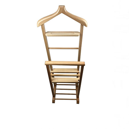 Melada Mobilya Gürgen İkili Dilsiz Uşak Ham Cilalı Sehpalı