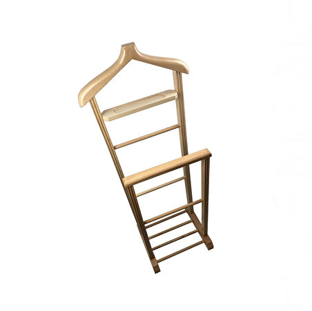 Melada Mobilya Gürgen İkili Dilsiz Uşak Ham Cilalı