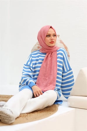 Bambu Kraş Şal Pembe