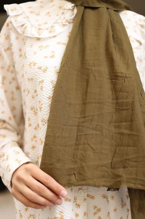 Bambu Kraş Şal Yağ Yeşili