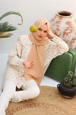 Bambu Kraş Şal Taba