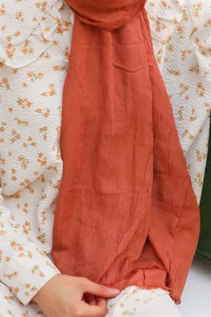 Bambu Kraş Şal Şeftali