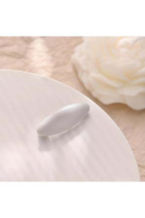 5 Adet Çengelli Damla Eşarp Şal Türban İğnesi Beyaz