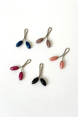 Eşarp Kıskaç, İncili Başörtüsü Kıskacı, 6x12mm 5 Adet, Eşarp ve Şal İğnesi Klipsi, İnci Eşarp Klipsi