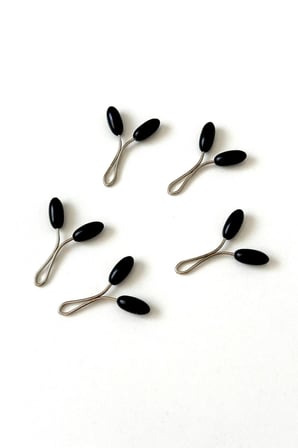 Eşarp Kıskaç, İncili Başörtüsü Kıskacı, 6x12mm 5 Adet, Eşarp ve Şal İğnesi Klipsi, İnci Eşarp Klipsi