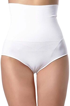 Kadın Siyah Yüksek Belli Toparlayıcı Dikişsiz Külot Korse