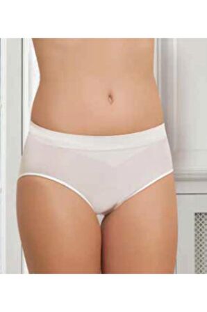 Kadın Beyaz Dikişsiz Slip Külot 2006