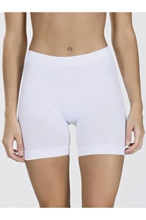 Kadın Siyah Dikişsiz Yüksek Bel Şort Tayt