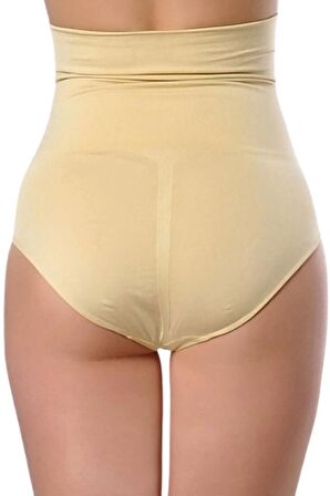 Kadın Uzun Göbek Toparlayıcı Külot Korse Ten 2465