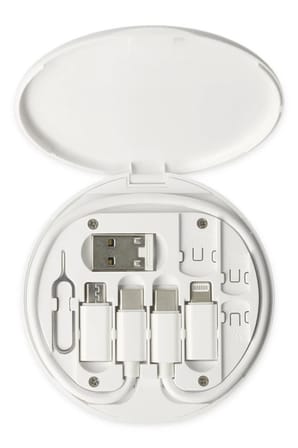 Konfulon SN06 3in1 Kablo ve Kart Düzenleyici - Beyaz