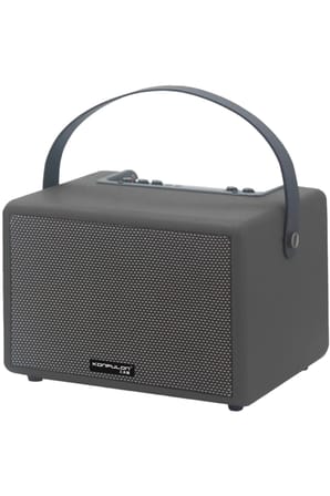 Konfulon F31 50W Sürücülü 2 Adet Mikrofonlu BT 5.2 Kablosuz Hoparlör - Siyah