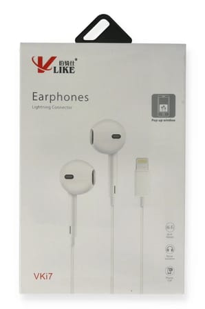 Vlike VK i7 Lightning Bluetooth Kablolu Kulaklık