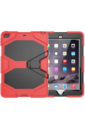 Newface Apple iPad 5 Air 9.7 Kılıf Griffin Tablet Kapak - Kırmızı