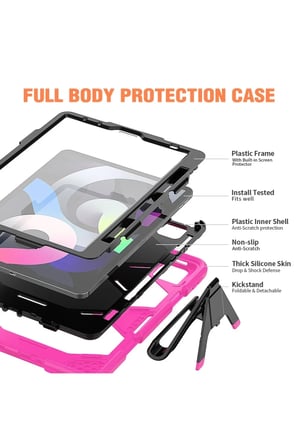 Newface Apple iPad Pro 11 (2020) Kılıf Griffin Tablet Kapak - Pembe