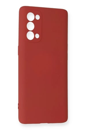 Newface Oppo Reno 5 Pro Kılıf Nano içi Kadife Silikon - Kiremit