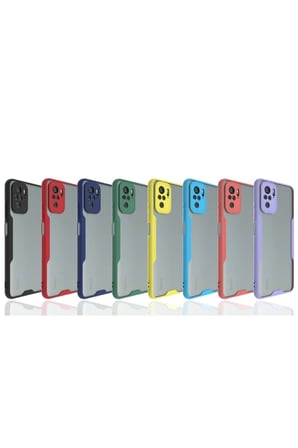 Newface Xiaomi Redmi Note 10 Kılıf Platin Silikon - Mavi