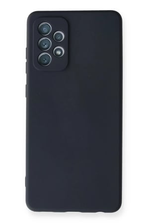 Newface Samsung Galaxy A72 Kılıf Nano içi Kadife Silikon - Lacivert