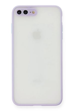 Newface Apple iPhone 7 Plus Kılıf Montreal Silikon Kapak - Mor