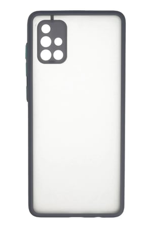 Newface Samsung Galaxy A71 Kılıf Montreal Silikon Kapak - Gri