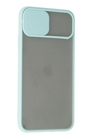 Newface Apple iPhone 11 Pro Kılıf Palm Buzlu Kamera Sürgülü Silikon - Turkuaz