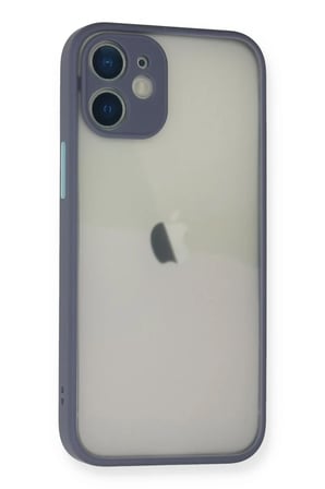 Newface Apple iPhone 11 Pro Max Kılıf Montreal Silikon Kapak - Gri