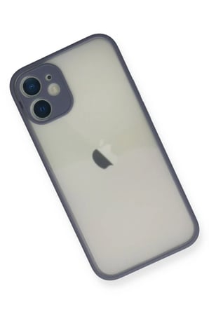 Newface Apple iPhone 11 Pro Max Kılıf Montreal Silikon Kapak - Gri