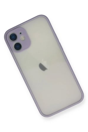 Newface Apple iPhone 11 Pro Max Kılıf Montreal Silikon Kapak - Mor