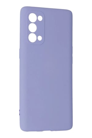 Newface Oppo Reno 5 Pro Kılıf Nano içi Kadife Silikon - Lila