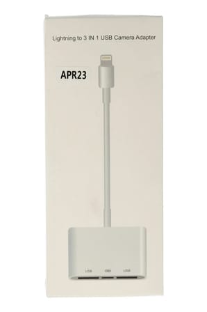 Newface APR23 Iphone Otg 3in1 - Beyaz
