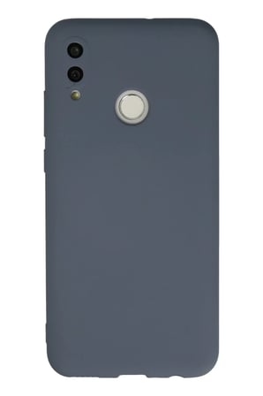 Newface Huawei P Smart 2019 Kılıf Nano içi Kadife Silikon - Gri