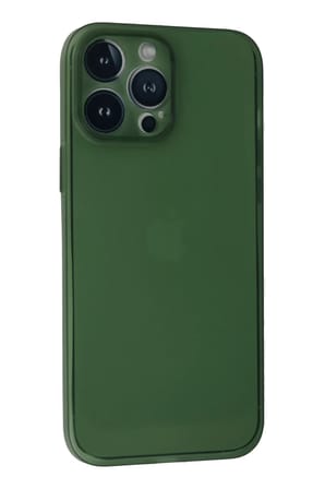 Newface Apple iPhone 13 Pro Kılıf PP Ultra İnce Kapak - Yeşil
