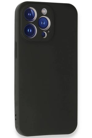 Newface Apple iPhone 13 Pro Max Kılıf First Silikon - Siyah