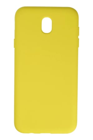 Newface Samsung Galaxy J7 Pro / J730 Kılıf Nano içi Kadife Silikon - Sarı