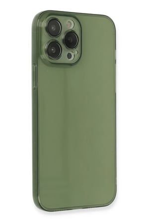 Newface Apple iPhone 13 Pro Kılıf Fly Lens Silikon - Yeşil