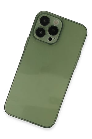 Newface Apple iPhone 13 Pro Kılıf Fly Lens Silikon - Yeşil