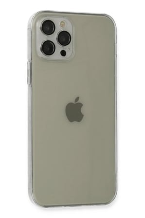 Newface Apple iPhone 12 Pro Max Kılıf Fly Lens Silikon - Şeffaf