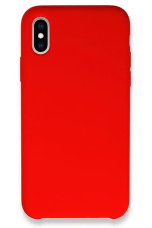 Newface Apple iPhone XS Max Kılıf Lansman Legant Silikon - Kırmızı