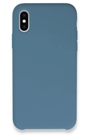 Newface Apple iPhone XS Max Kılıf Lansman Legant Silikon - Açık Mavi
